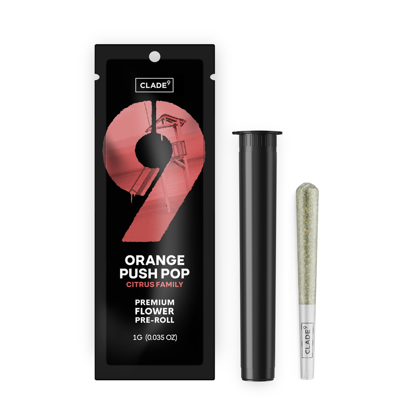 1G Non-Infused Pre-Roll (Orange Push Pop)