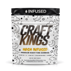 Hash Infused Premium Gummies - Blueberry Yuzu (Night-Time)