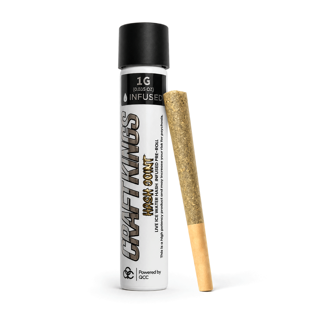 1G Ice Water Hash Infused Pre-Roll (Skunky Funk) - Image 2