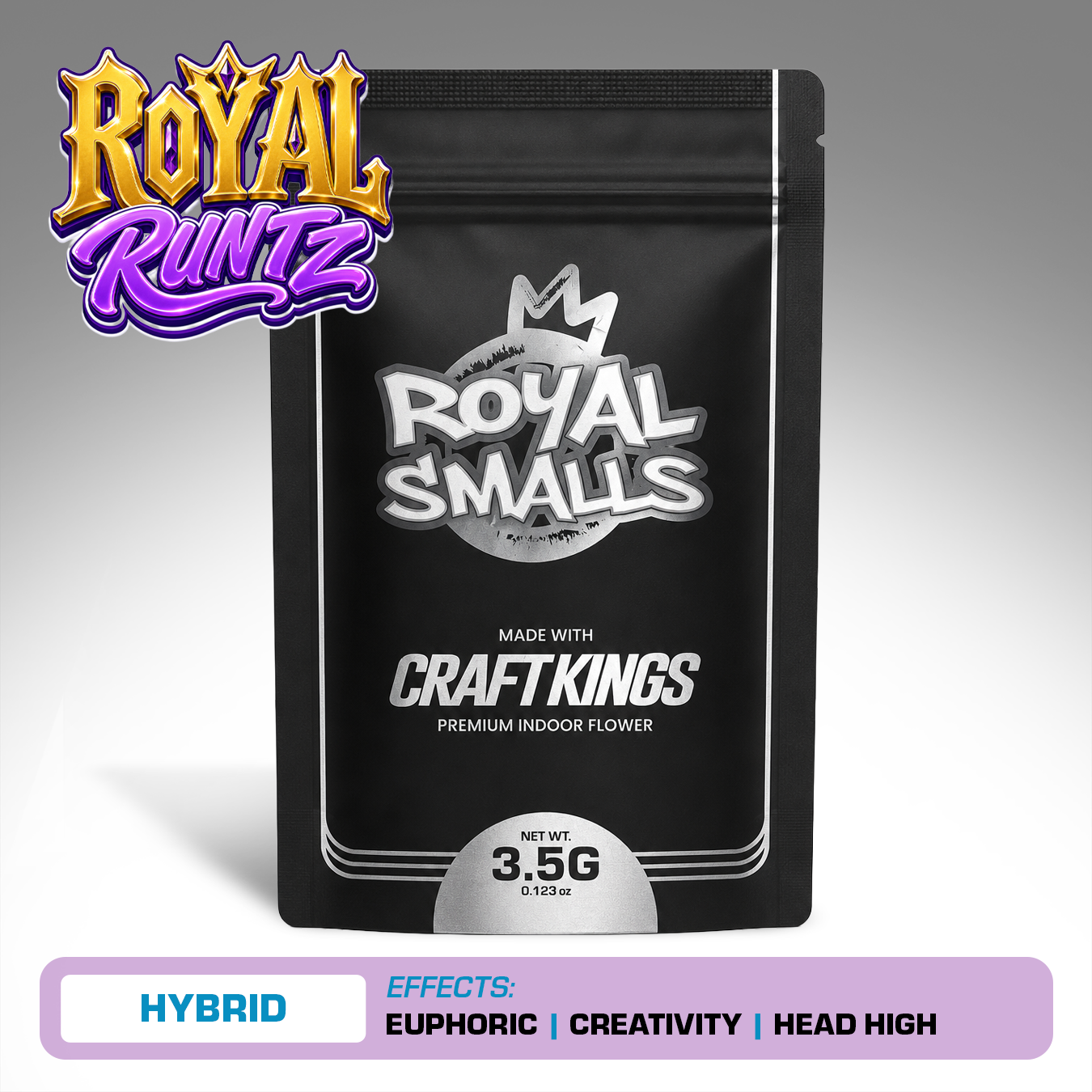 Royal Smalls - Premium Indoor Flower - 3.5g (Royal Runtz) - Image 2