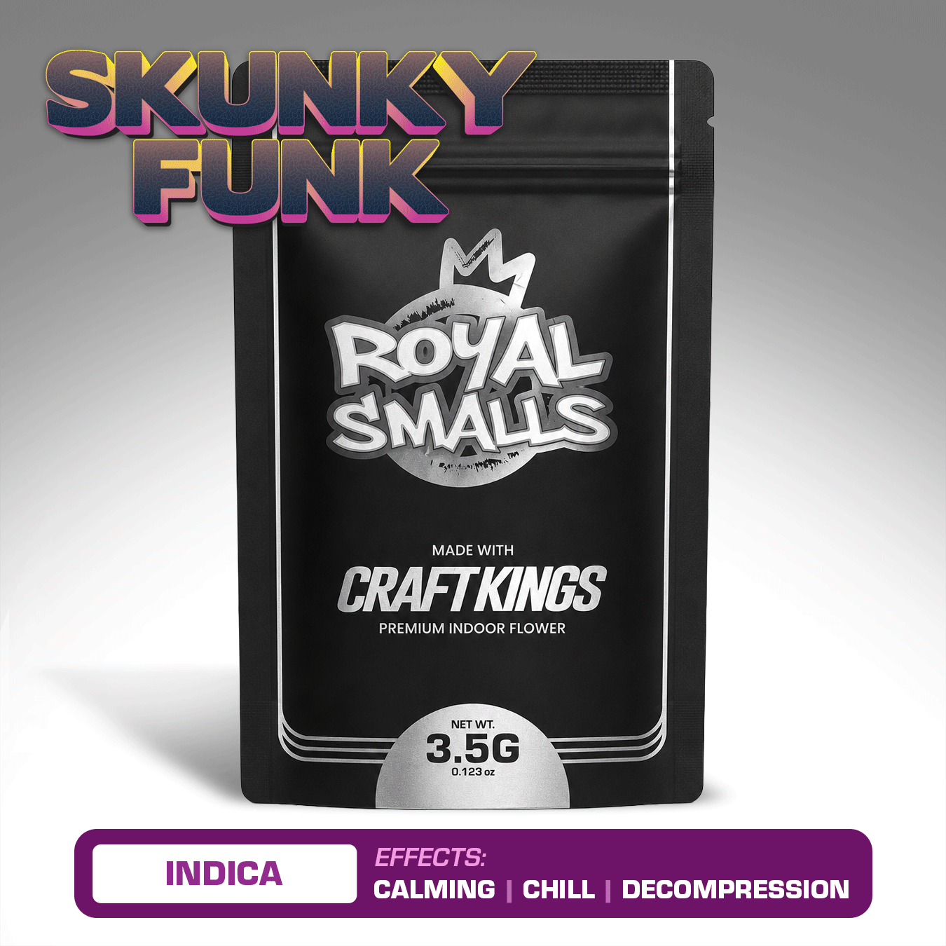 Royal Smalls - Premium Indoor Flower - 3.5g (Skunky Funk) - Image 2